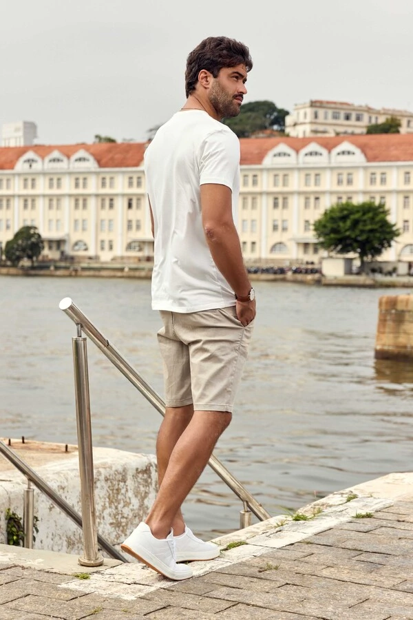 Bermuda Alfaiataria Slim London