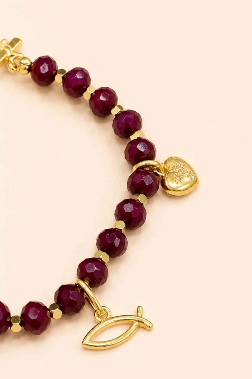 Foto Pulseira Ayla Elementos Da Sorte Banho Ouro 18K