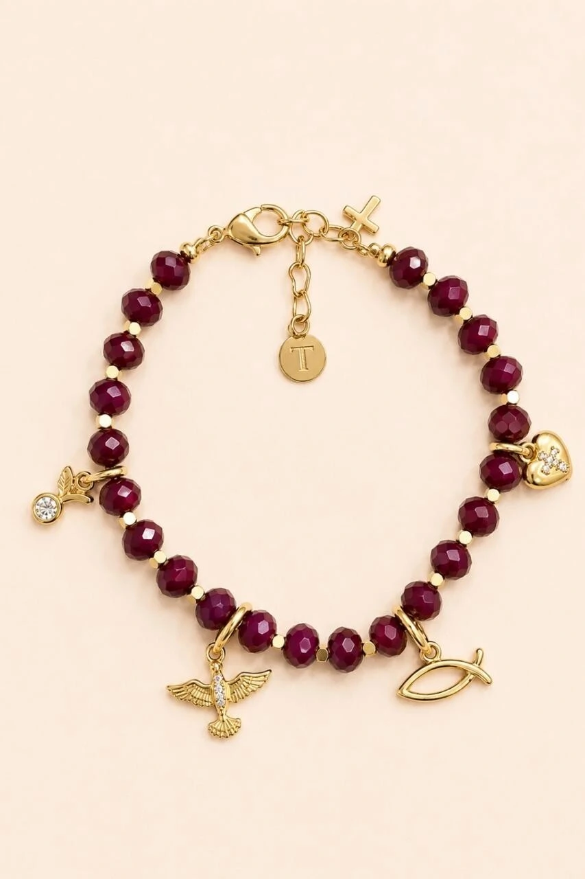 Foto Pulseira Ayla Elementos Da Sorte Banho Ouro 18K