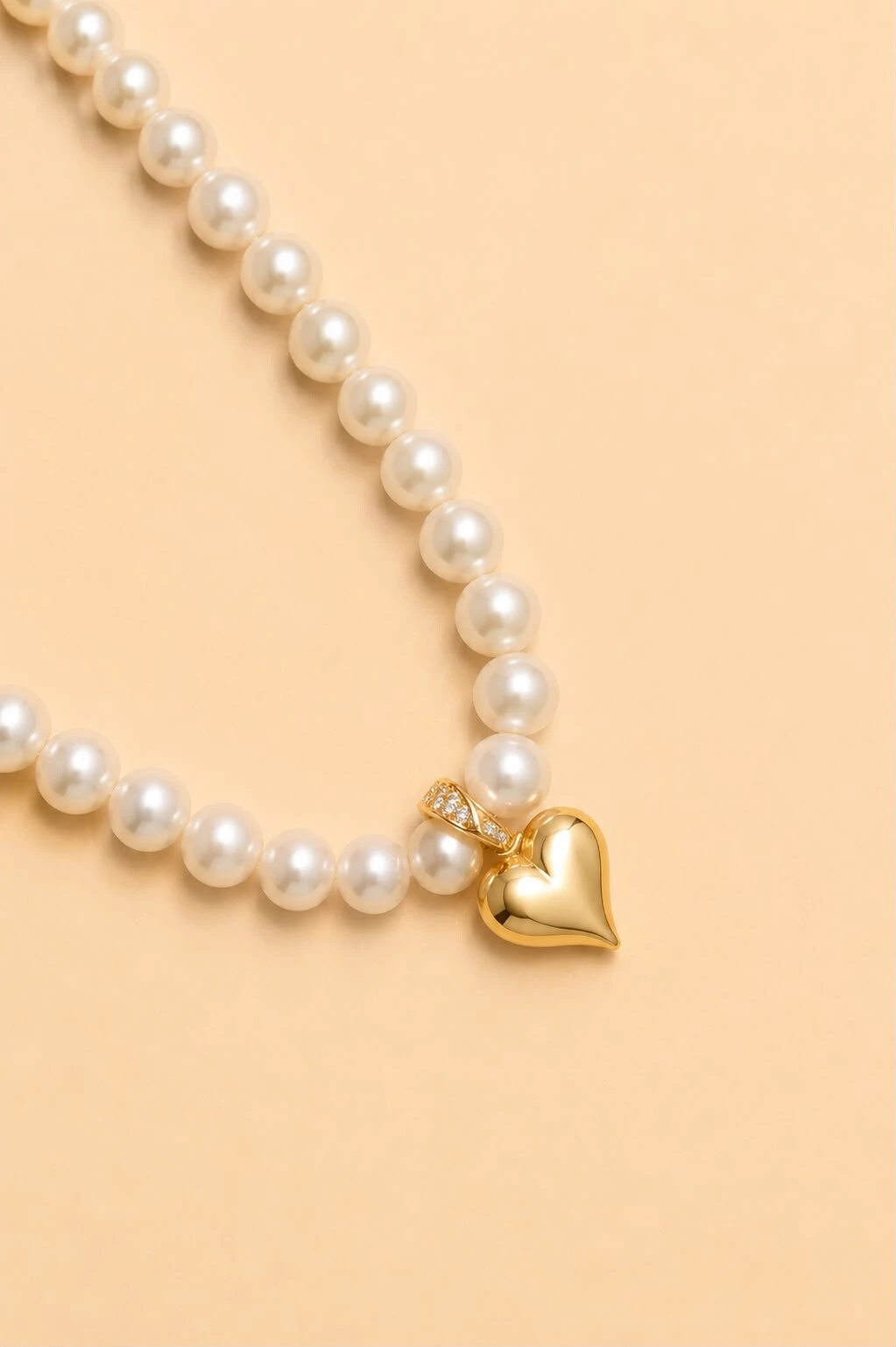 Foto Colar Anne Pérola Shell Banho Ouro 18K
