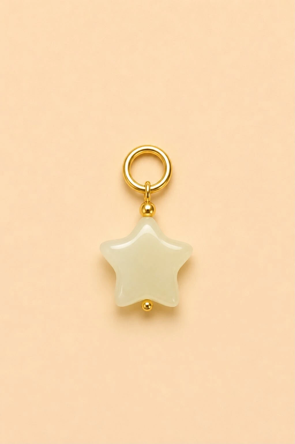 Foto Pingente Estrela Murano Banho Ouro 18K