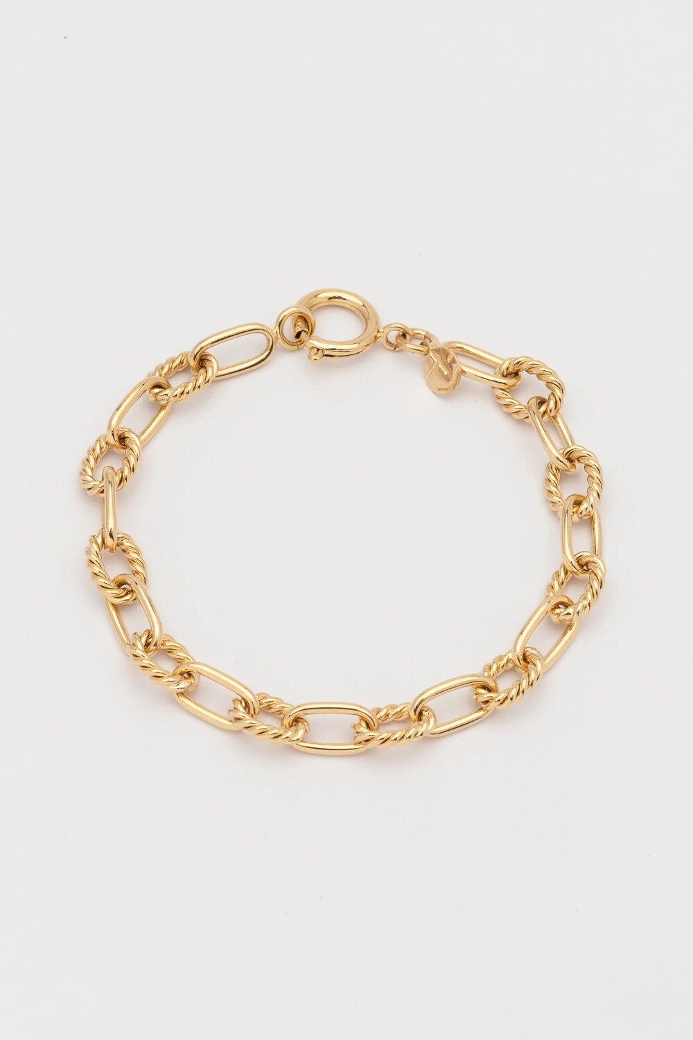 FotoPulseira Dourada Mix de Elos