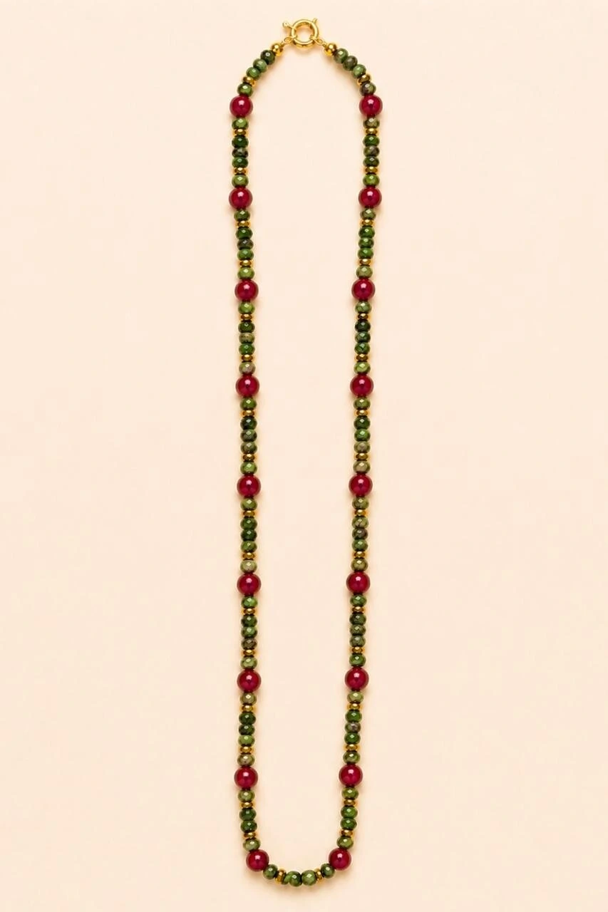 Foto Colar Longo Veronica Banho Ouro 18K
