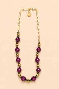 Colar Curto Veronica Banho Ouro 18K