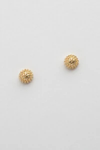 Brinco Ouriço Banho Ouro 18K