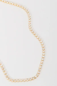 Colar Dourado Choker Riviera