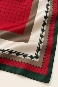 Lenço Estampa Geometrica