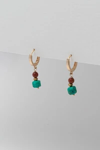 Brinco Argola Vicenza Banho Ouro 18K