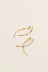 Brinco Curvas Dourado