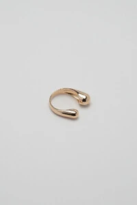 Anel Abraço Banho Ouro 18K