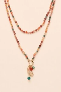 Colar Patuá Da Sorte Marise Jade Banho Ouro 18K