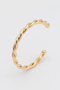 Pulseira Dourada Trançada