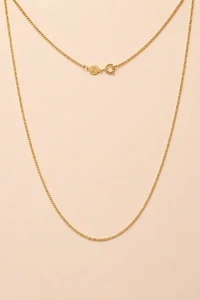 Colar Grumet 45 cm Banho Ouro 18K