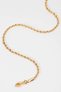 Colar Choker Cordão Baiano Banho Ouro 18K