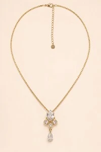Colar Banho Ouro 18K Zircônias Cristal