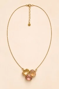 Colar Dourado Harmonia Cristais