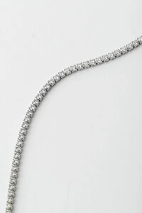 Pulseira Riviera Zircônia Prateada