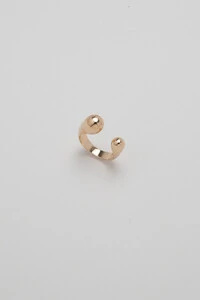 Anel Abraço Banho Ouro 18K