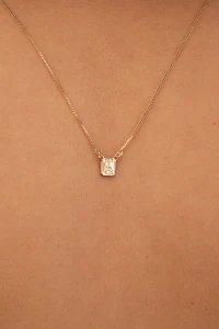 Colar Escapulário Deus é Fiel Banho Ouro 18k