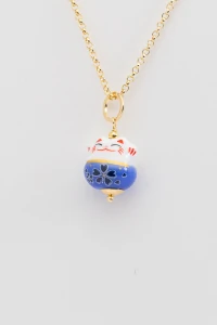 Pingente Gatinho Da Sorte Banho Ouro 18K