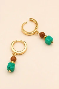 Brinco Argola Vicenza Banho Ouro 18K