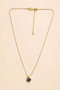Colar Peixinho Zircônia Banho Ouro 18K