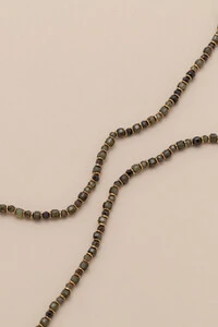 Colar Biarritz Mini Zircônia Verde Banho Ouro 18K