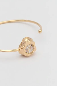 Pulseira Dourada Vesúvio Zircônia Cristal