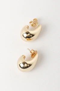 Brinco Dourado Gancho Bold