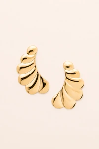 Brinco Dourado Nuvem M