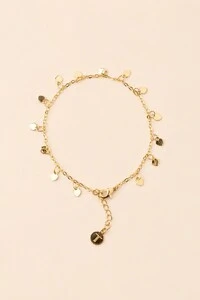 Pulseira Mini Corações Banho Ouro 18k