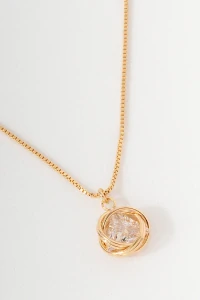 Colar Ninho Zircônia Banho Ouro 18K