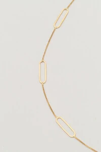 Colar Dourado Elos Slim