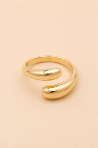 Anel Encontro Slim Banho Ouro 18K