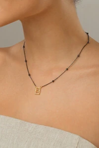 Colar Amor Eterno Banho Ouro 18k