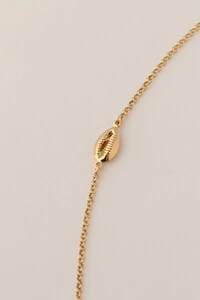 Colar Búzios Longo Dourado