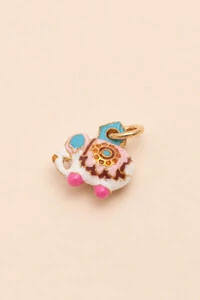 Pingente Elefante Esmaltado