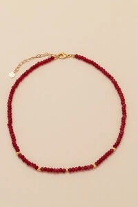 Colar Choker Fiore Hibisco Banho Ouro 18K