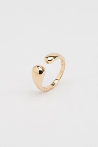 Anel Encontro Banho Ouro 18K