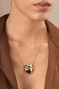 Colar Dourado Longo Dunas