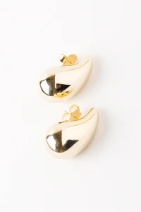 Brinco Dourado Gota Bold