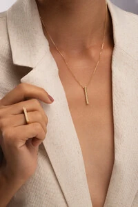 Anel Palito Micro Zircônia Banho Ouro 18K