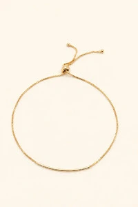 Pulseira Veneziana Palito Banho Ouro 18K