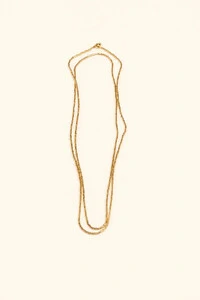 Colar/Pulseira Dourada Canutilhos