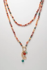 Colar Patuá Da Sorte Marise Jade Banho Ouro 18K