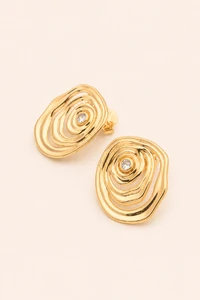 Brinco Dourado Vibração Zircônia M