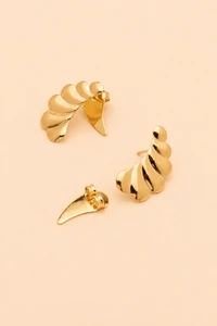 Brinco Dourado Nuvem P