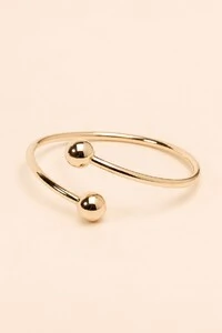 Pulseira Bracelete Esferas Douradas