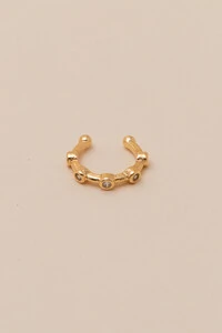 Piercing Fake Zircônias Pé Banho Ouro 18K