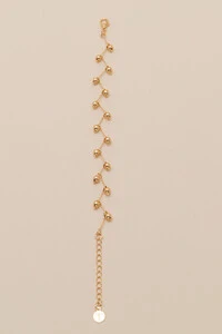 Pulseira Dourada Biarritz Zig Zag Bubbles Baby